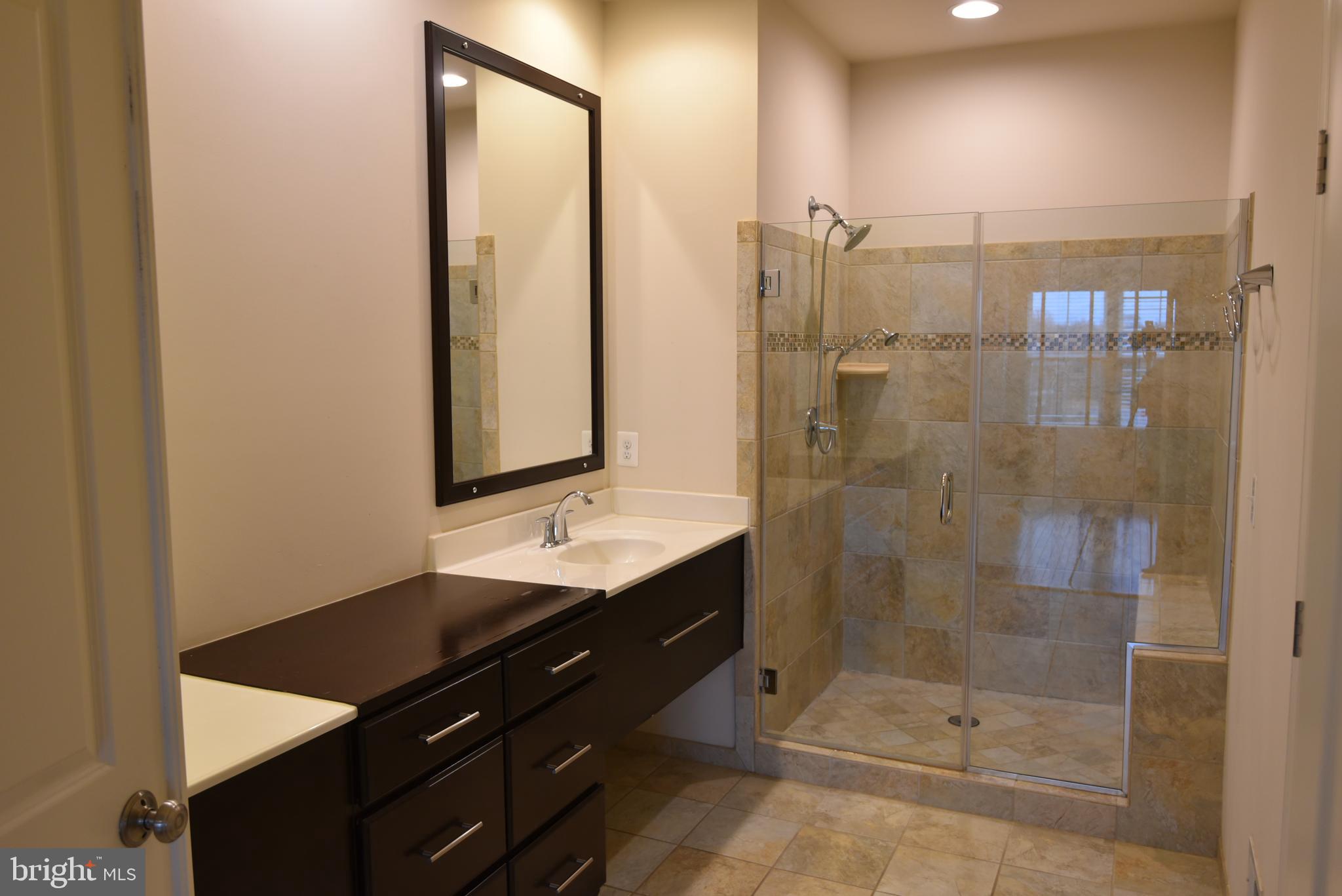 20425 Codman Drive Ashburn, VA 20147 - Photo 22 of 36 a bathroom with a shower sink and mirror