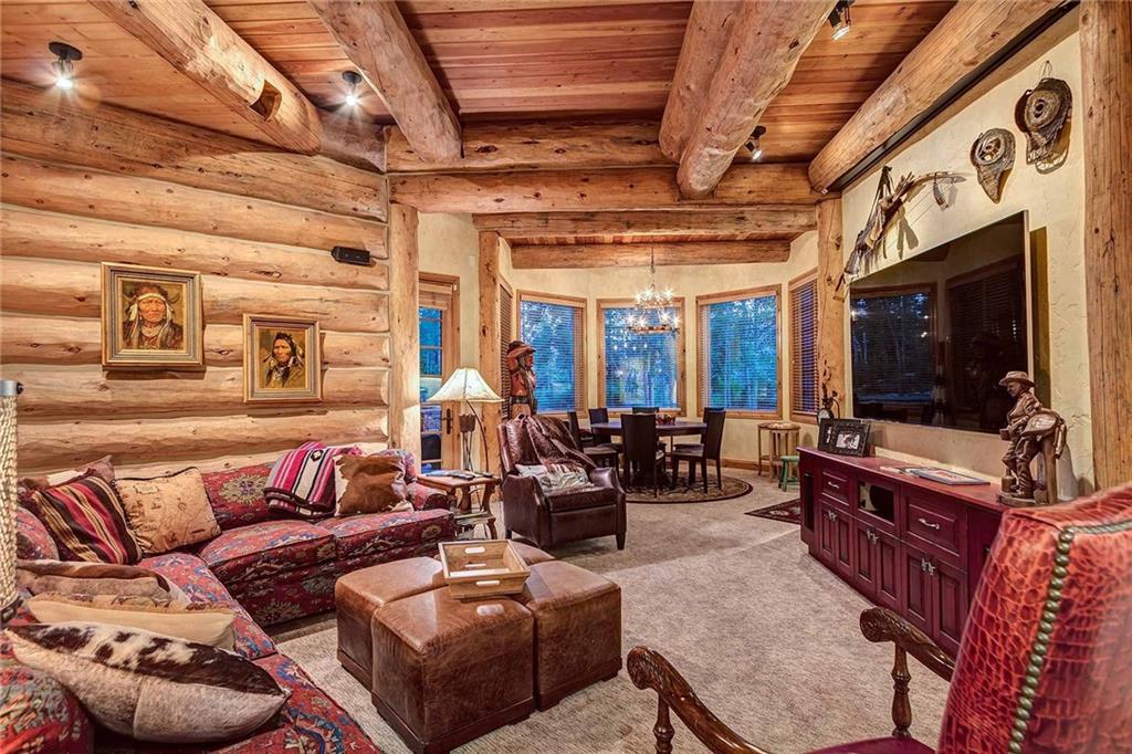 56 Rounds Road Breckenridge, CO 80424 - Photo 26 of 35 a living room with furniture and a flat screen tv
