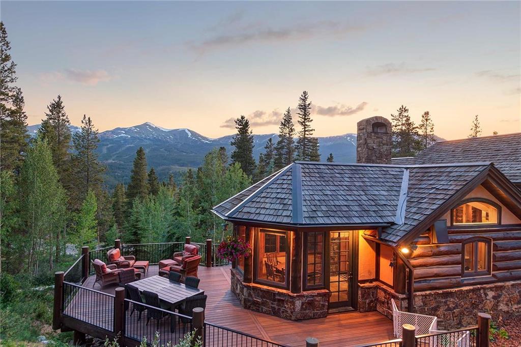 56 Rounds Road Breckenridge, CO 80424 - Photo 35 of 35 a terrace of a house with wooden floor and outdoor seating