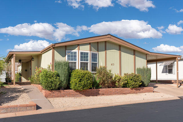 1526 North Dixie Downs Road, Unit 63 St. George, UT 84770 - Photo 1 of 38 FRONT VIEW AND PORCH