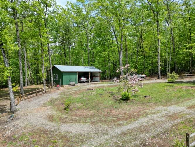 478 Flat Top Road Young Harris, GA 30582 - Photo 18 of 75 a front view of a house with garden