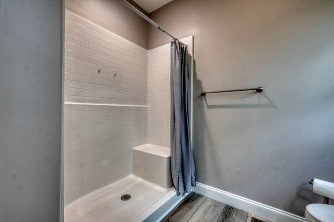 478 Flat Top Road Young Harris, GA 30582 - Photo 35 of 75 a bathroom with a shower