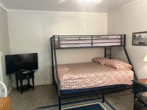 478 Flat Top Road Young Harris, GA 30582 - Photo 71 of 75 a bedroom with a bed and a flat screen tv