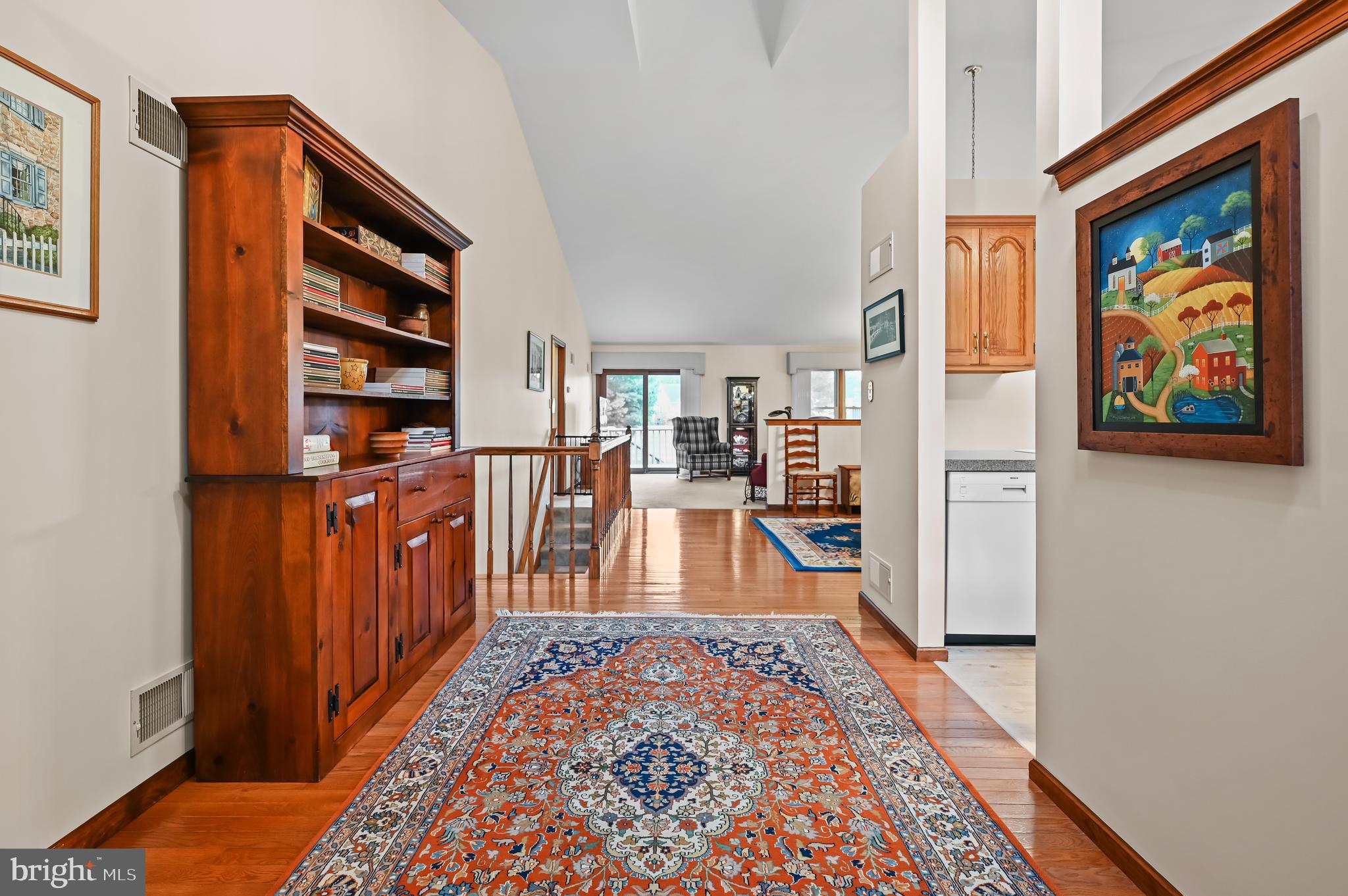 127 Derby Drive Elverson, PA 19520 - Photo 5 of 28 Vaulted foyer with hardwood floors