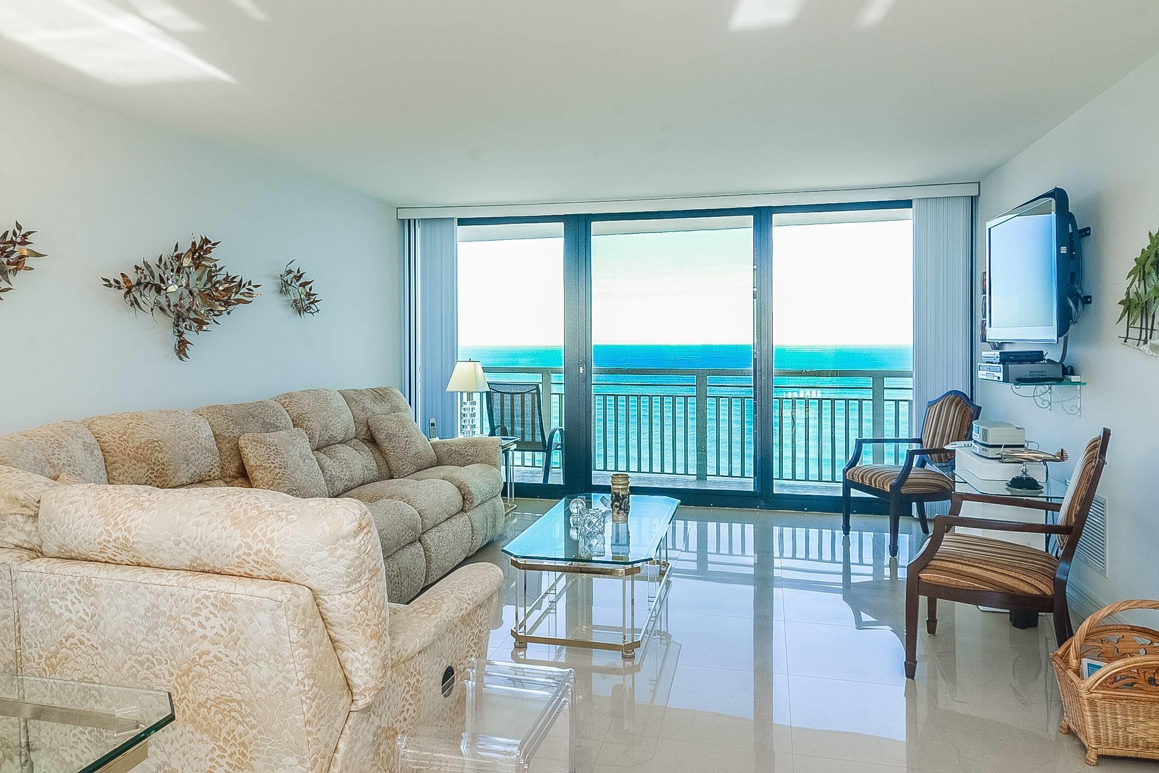 3000 North Ocean Drive, Unit PHF Riviera Beach, FL 33404 - Photo 2 of 43 Living Room View