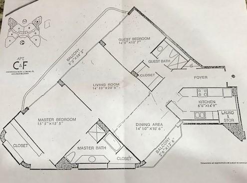 3000 North Ocean Drive, Unit PHF Riviera Beach, FL 33404 - Photo 43 of 43 Floorplan