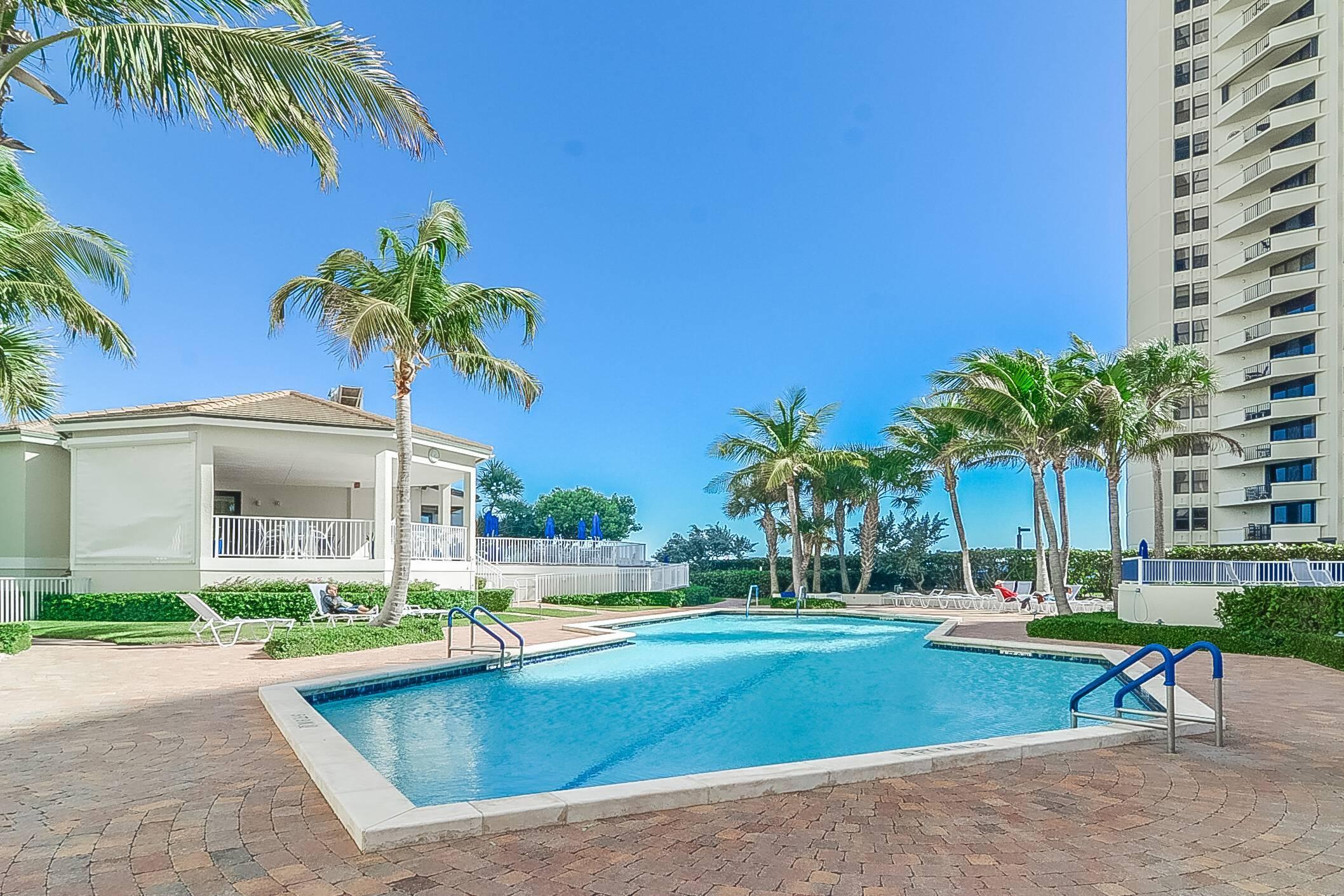 3000 North Ocean Drive, Unit PHF Riviera Beach, FL 33404 - Photo 33 of 43 Pool and Poolhouse