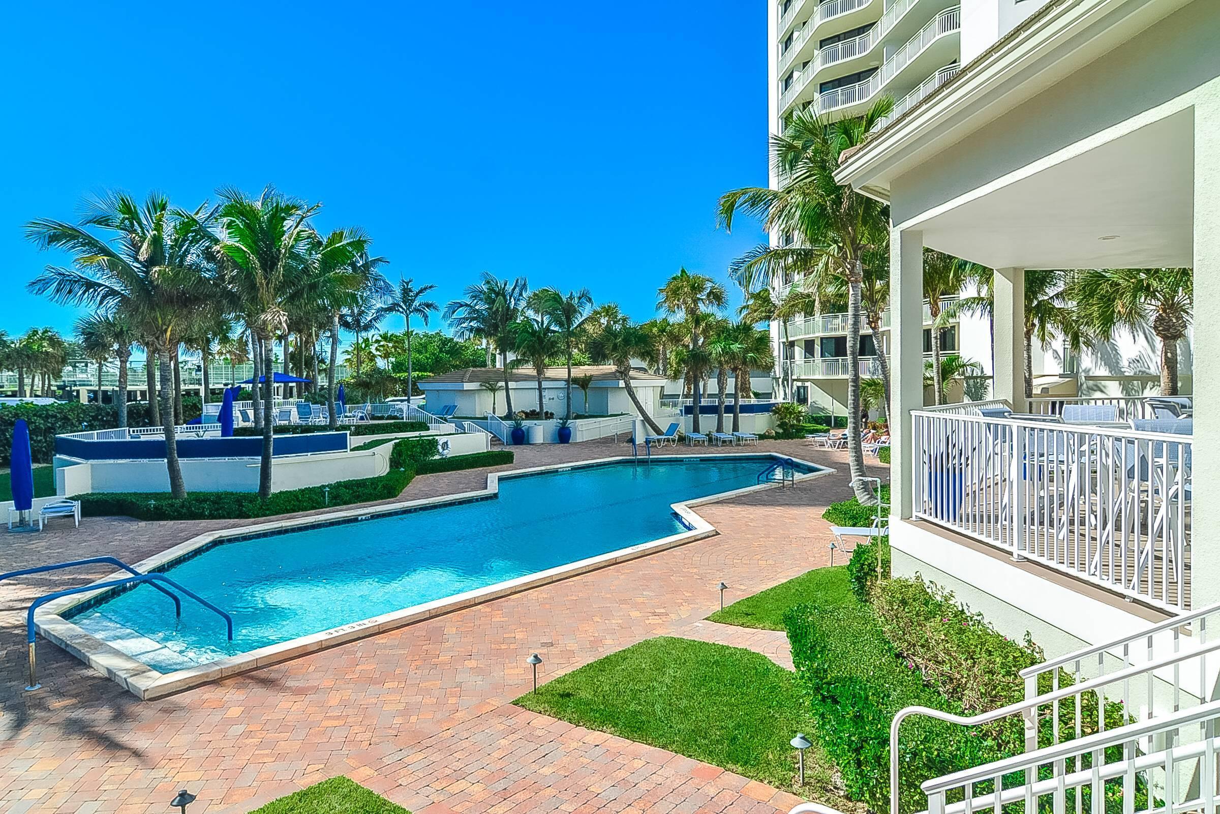 3000 North Ocean Drive, Unit PHF Riviera Beach, FL 33404 - Photo 34 of 43 Pool Area Overview