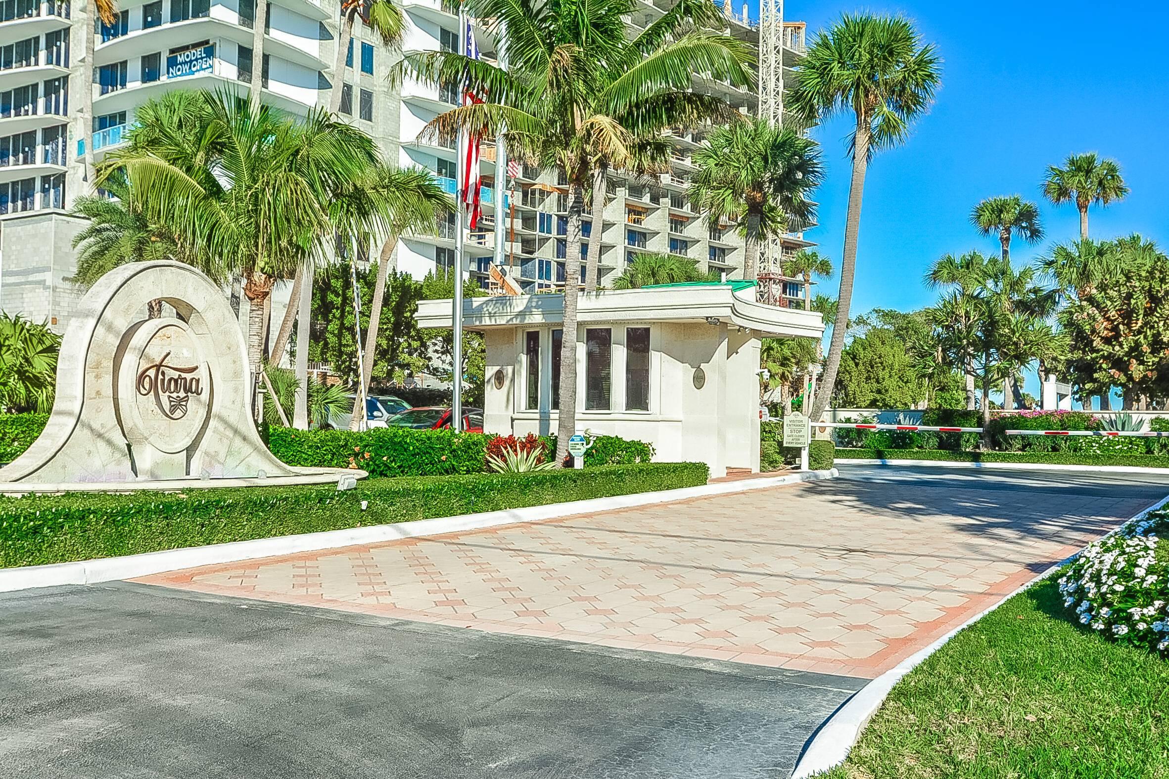 3000 North Ocean Drive, Unit PHF Riviera Beach, FL 33404 - Photo 42 of 43 Gated Entrance