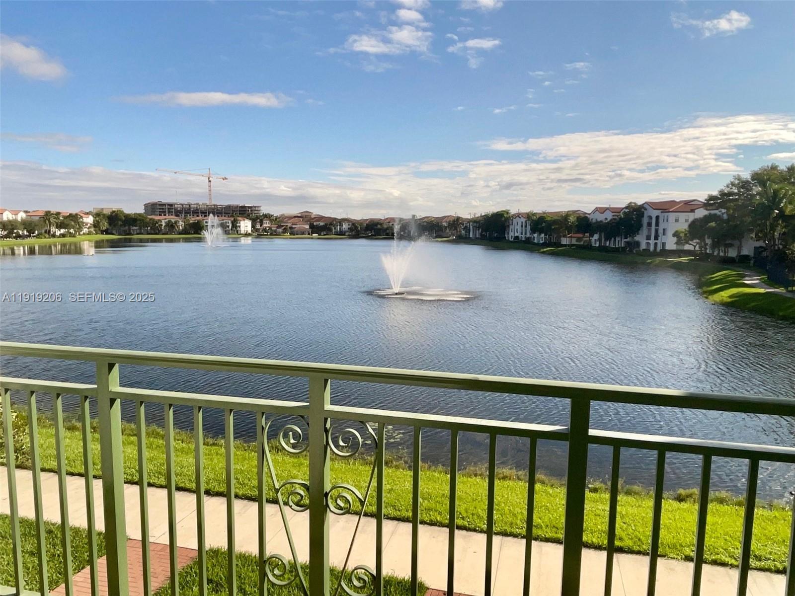 2929 Southwest 119th Way, Unit 2929 Miramar, FL 33025 - Photo 15 of 28 Second Floor Balcony with Lake View