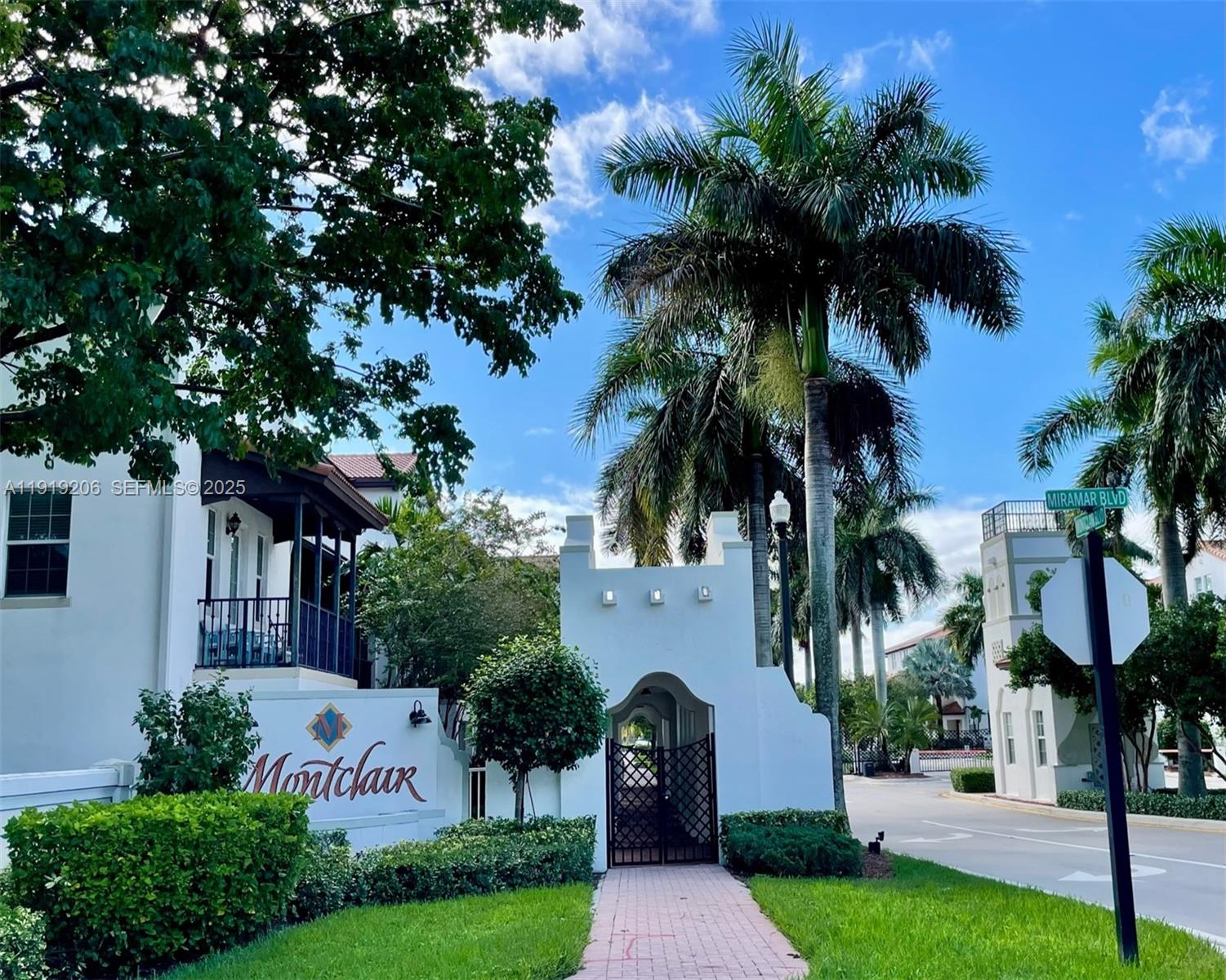 2929 Southwest 119th Way, Unit 2929 Miramar, FL 33025 - Photo 27 of 28 Nicely Landscaped Community Entrance