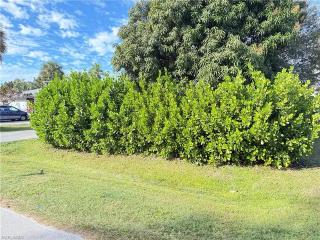 a view of yard with swimming pool