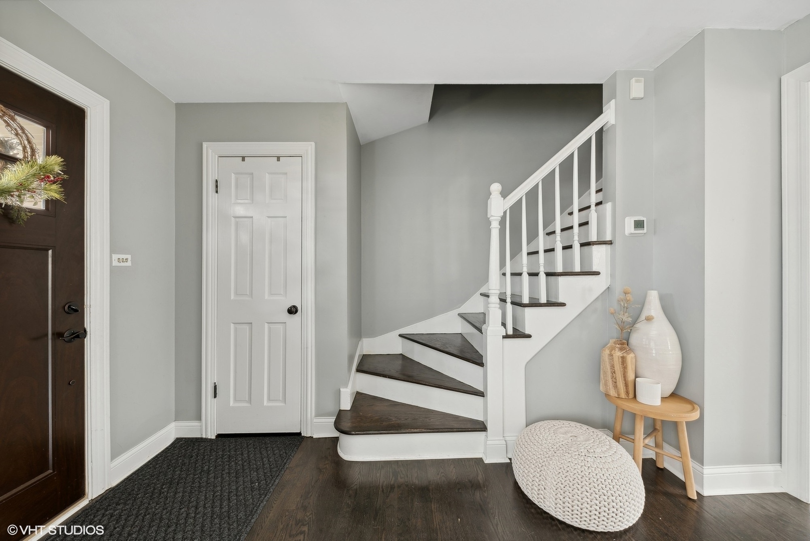 811 East Talbot Street Arlington Heights, IL 60004 - Photo 15 of 27 a view of entryway with wooden floor and stairs