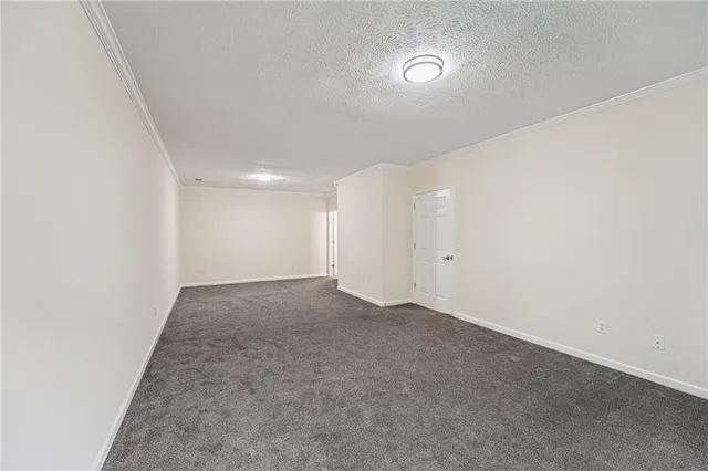 an empty room with a natural light