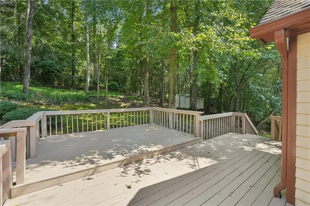 a view of stairs and yard