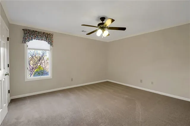 a bathroom with a mirror