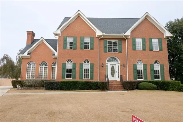 front view of a house with a porch