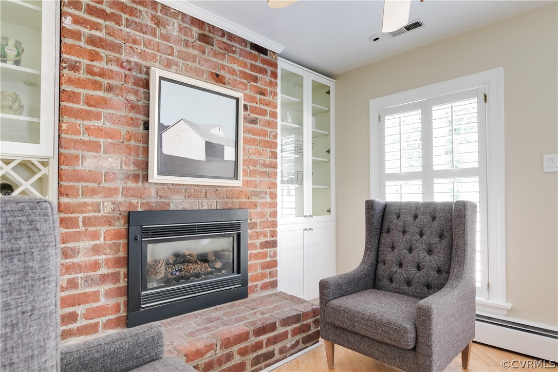 518 Ridge Top Road Henrico, VA 23229 - Photo 20 of 43 Kitchen fireplace