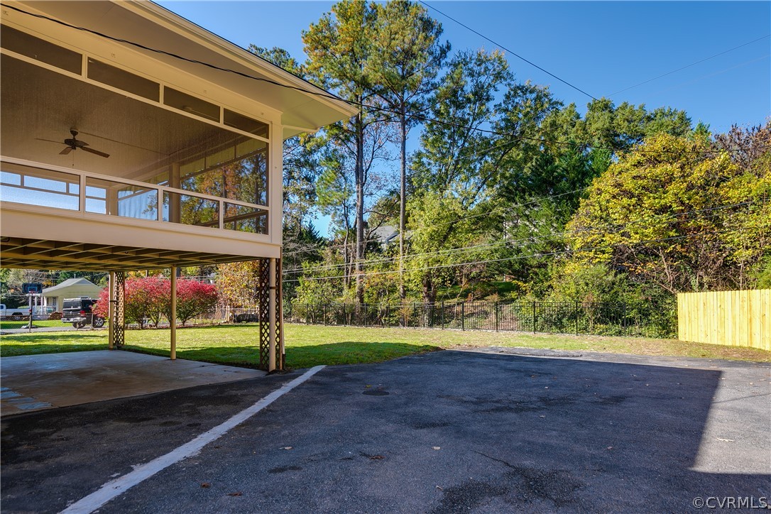 518 Ridge Top Road Henrico, VA 23229 - Photo 40 of 43 Driveway + screened porch