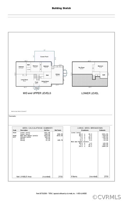 518 Ridge Top Road Henrico, VA 23229 - Photo 43 of 43 Floorplan