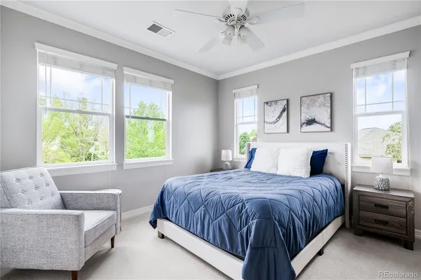 a bathroom with a sink vanity and mirror