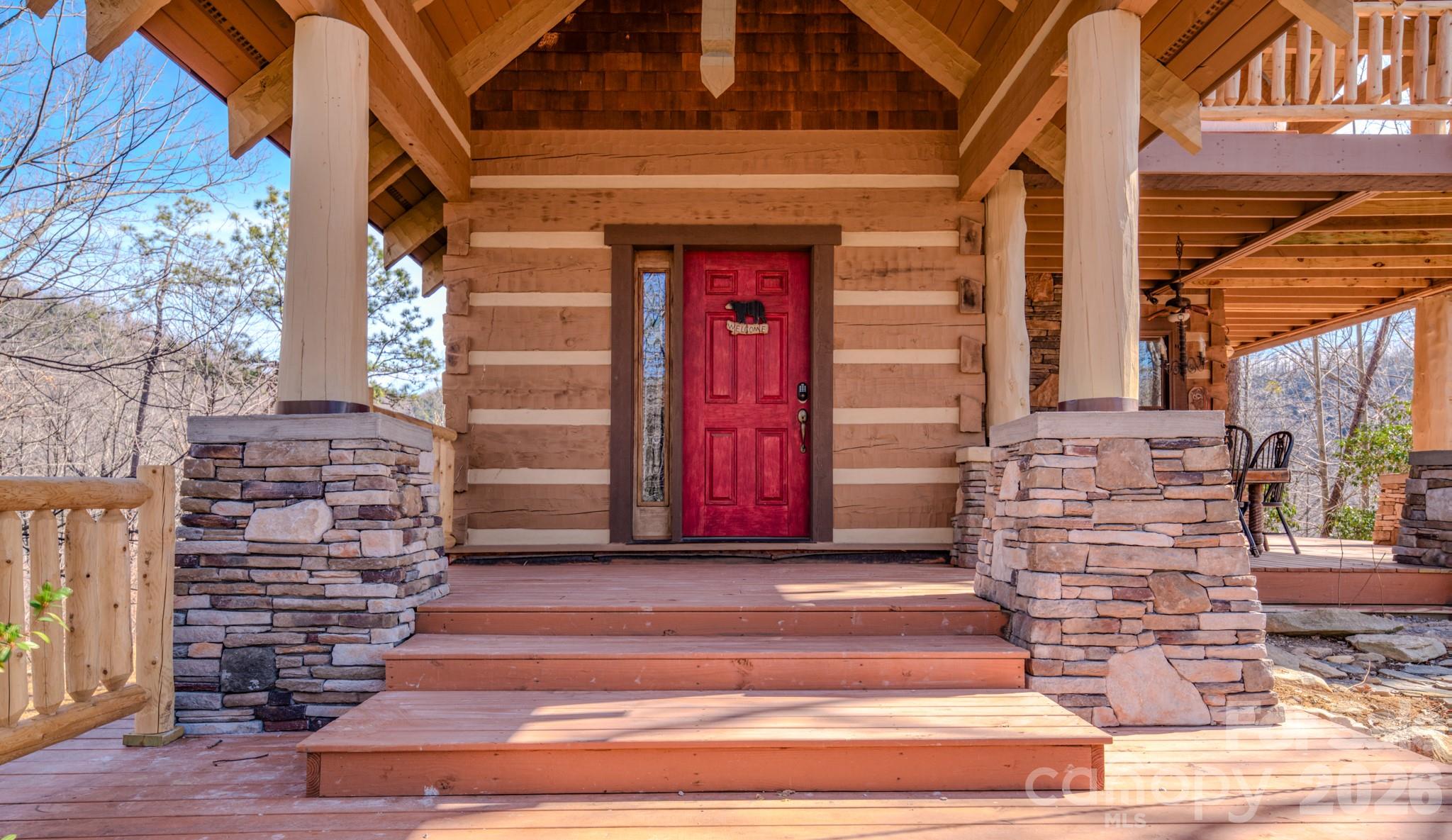 277 Long Ridge Road, Unit 882 889 Old Fort, NC 28762 - Photo 15 of 41 a front view of a house with stairs