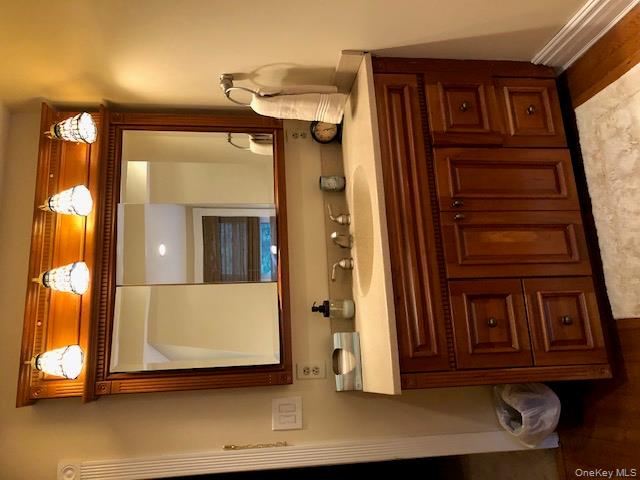 47 Mine Hill Road Cornwall, NY 12518 - Photo 25 of 45 a bathroom with a sink and a mirror