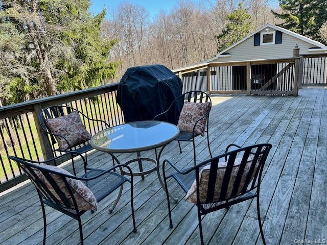 47 Mine Hill Road Cornwall, NY 12518 - Photo 31 of 45 a view of a chairs and table on the deck