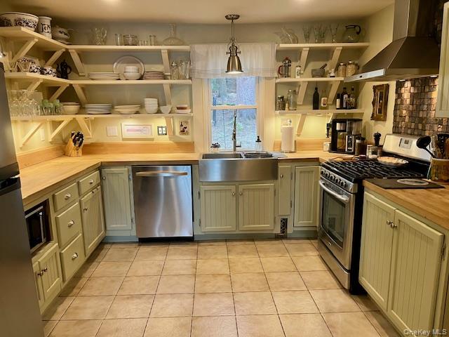47 Mine Hill Road Cornwall, NY 12518 - Photo 10 of 45 a kitchen with a stove sink and cabinets