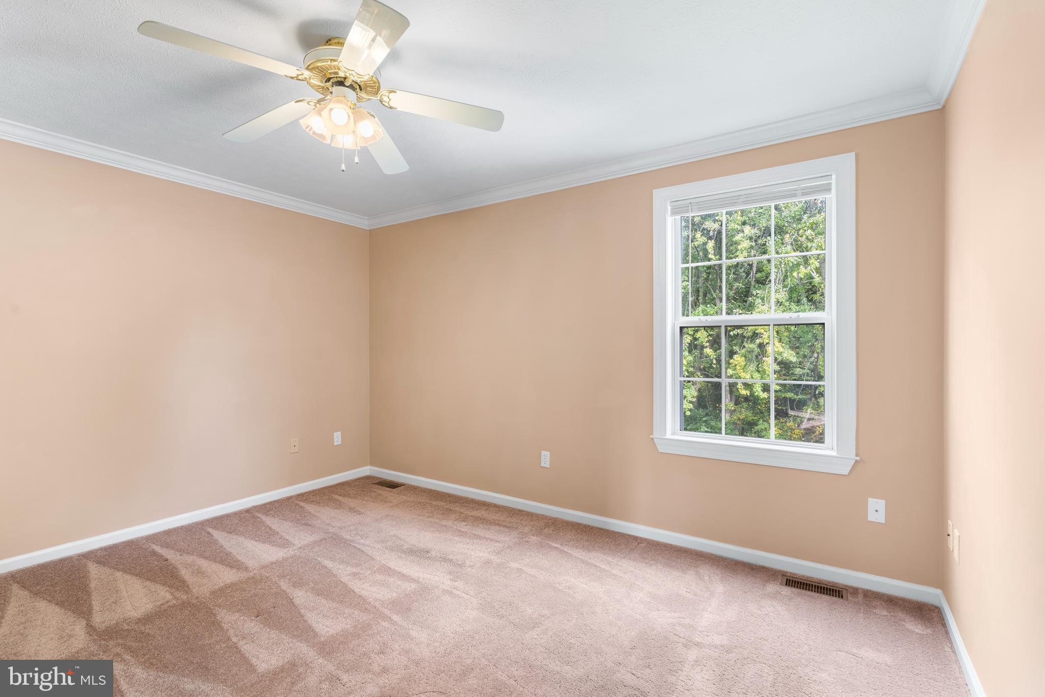 3836 Dakota Road Hampstead, MD 21074 - Photo 16 of 47 an empty room with a window and a fan