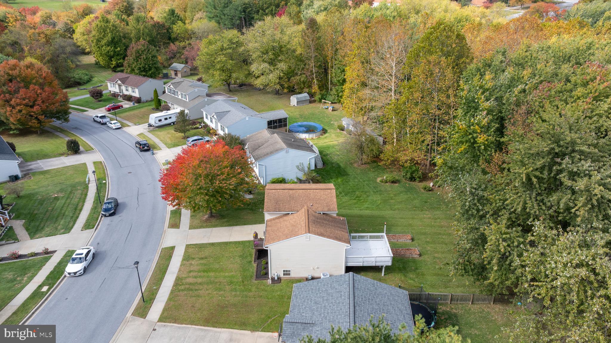 3836 Dakota Road Hampstead, MD 21074 - Photo 44 of 47 an aerial view of a house with a yard basket ball court and outdoor seating
