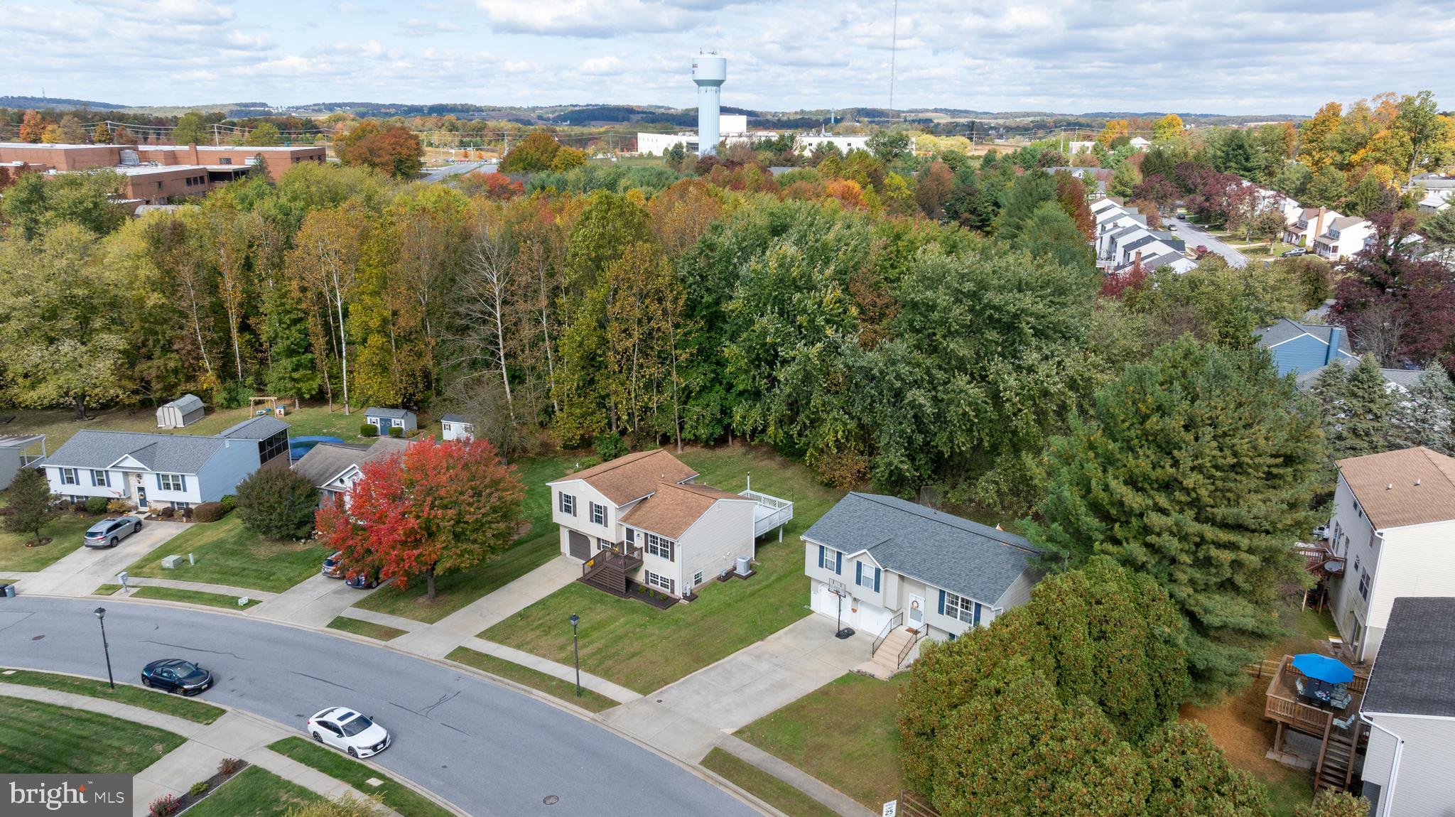 3836 Dakota Road Hampstead, MD 21074 - Photo 45 of 47 an aerial view of a house with a garden