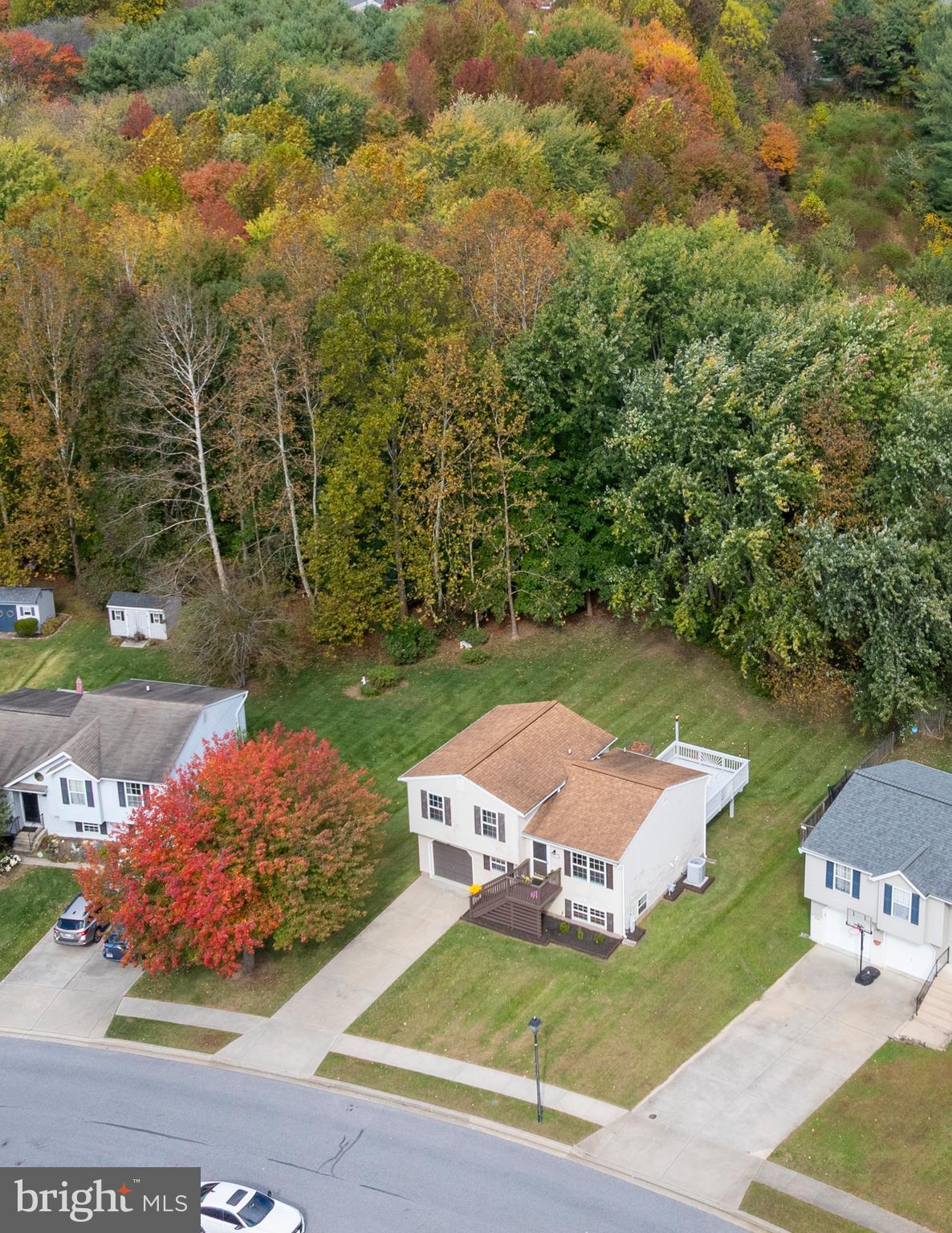 3836 Dakota Road Hampstead, MD 21074 - Photo 46 of 47 an aerial view of a house with garden space