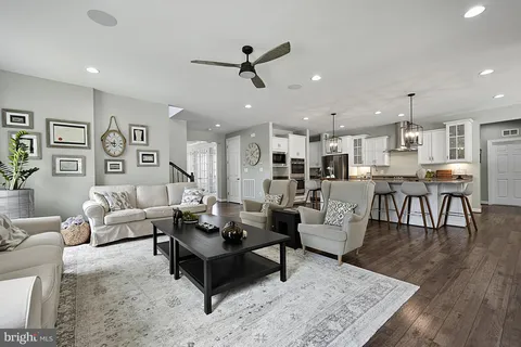 a view of a livingroom with a fireplace