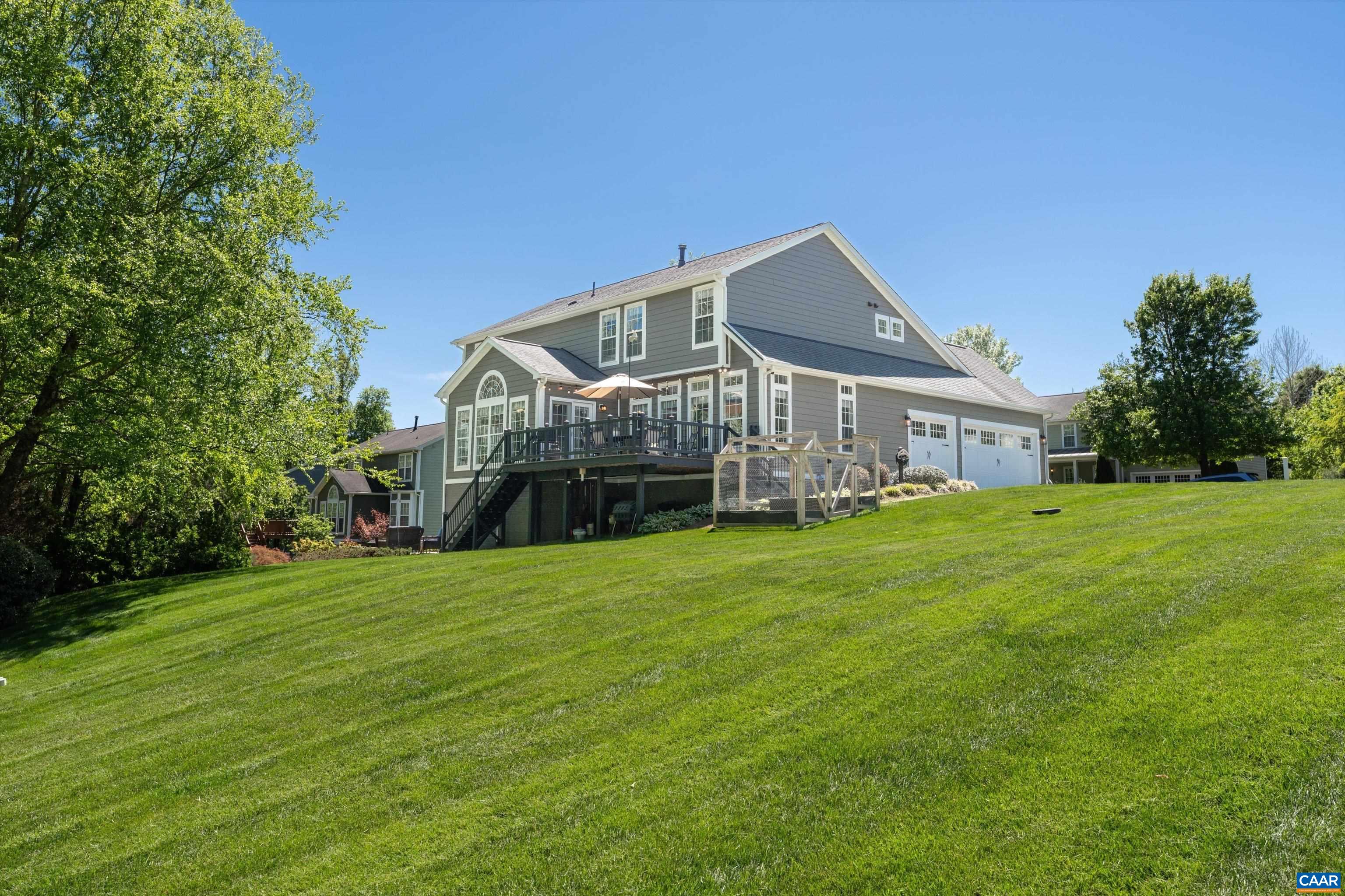5366 Park Road Crozet, VA 22932 - Photo 4 of 61 a front view of a house with a garden