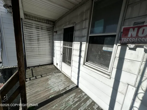 a view of a balcony