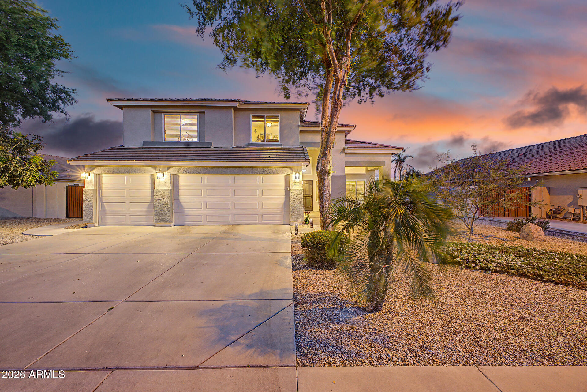 1393 East Tulsa Street Gilbert, AZ 85295 - Photo 34 of 35 Sunset Picture of Home