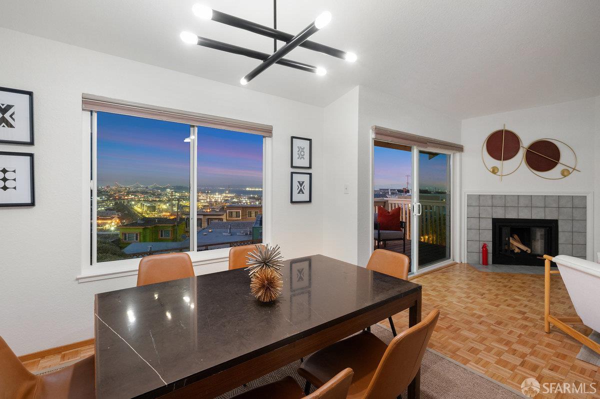200 Bayview Circle San Francisco, CA 94124 - Photo 15 of 50 a view of a dining room with furniture window and outside view