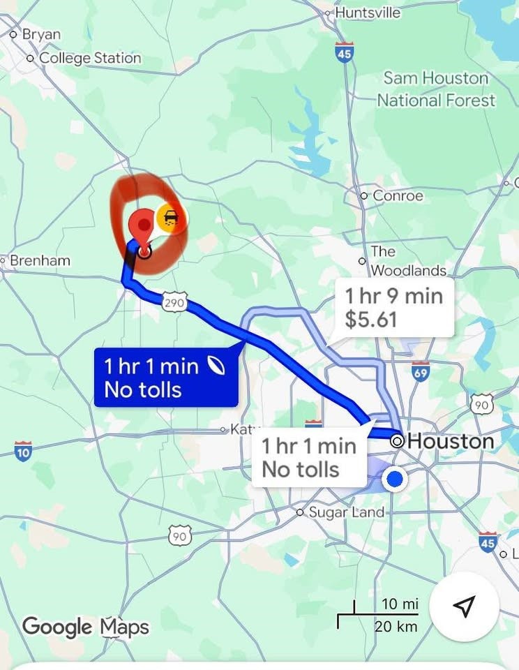 0 Cottontail Drive Hempstead, TX 77445 - Photo 4 of 7 a sign that is on a street