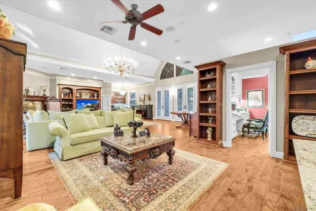 a view of outdoor space with a lake view