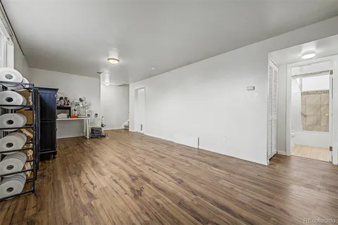 wooden floor in an empty room