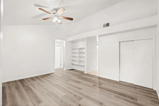 wooden floor in an empty room