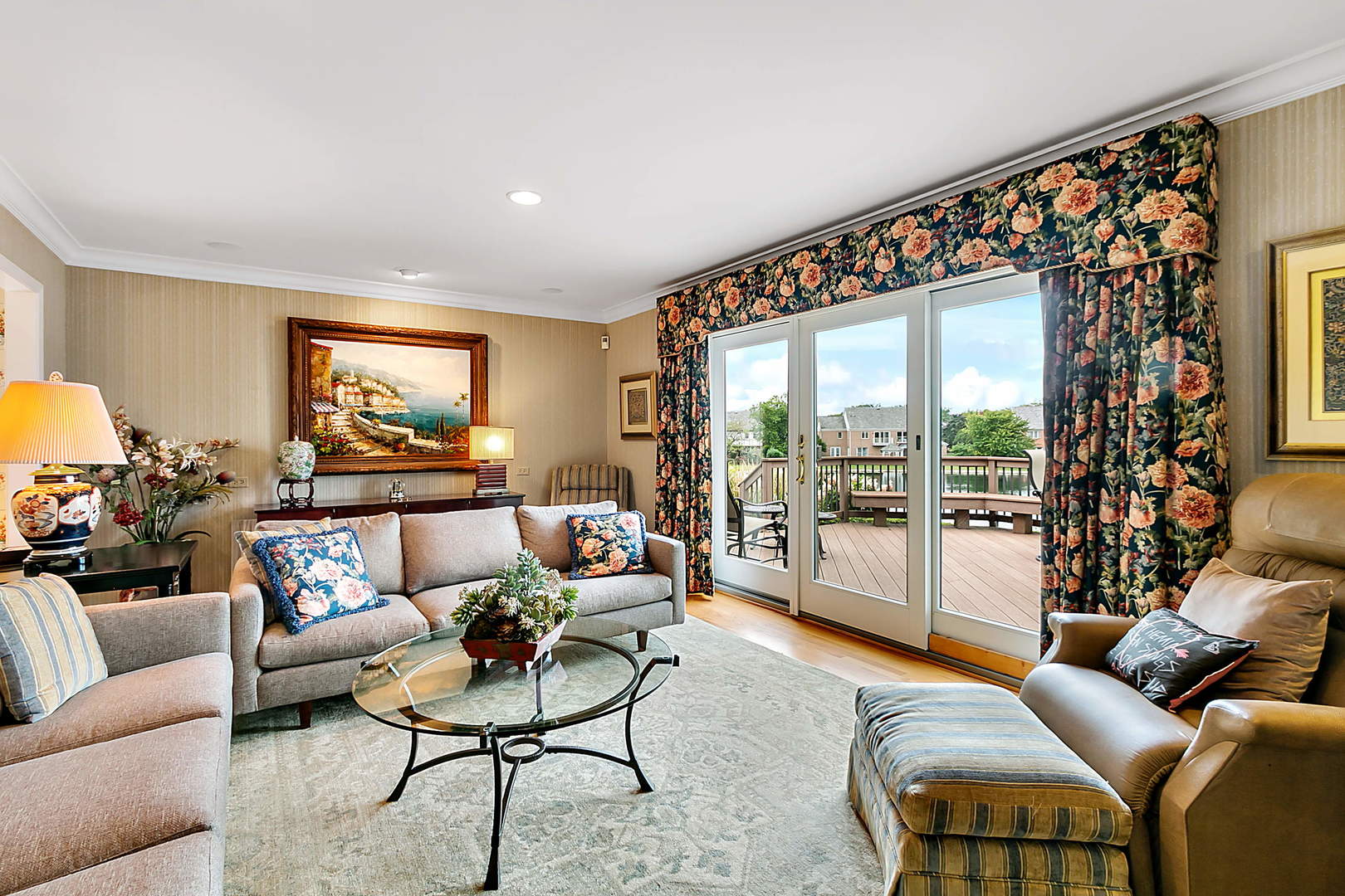 2552 Indian Ridge Court Glenview, IL 60026 - Photo 11 of 45 a living room with furniture and a large window