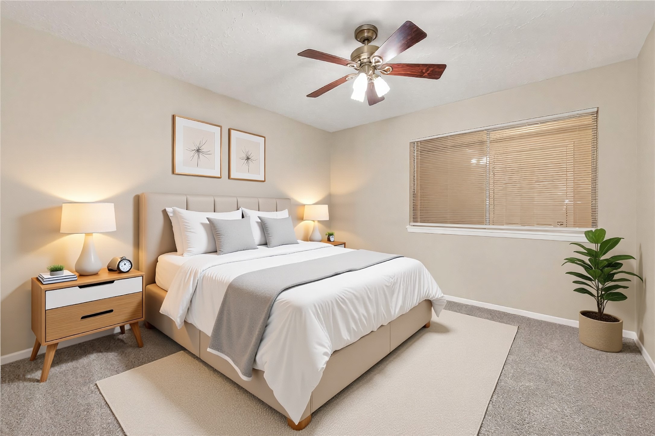 2406 Deasa Drive Spring, TX 77373 - Photo 24 of 33 Bedroom 2- Virtually staged