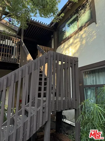 a view of outdoor space and deck