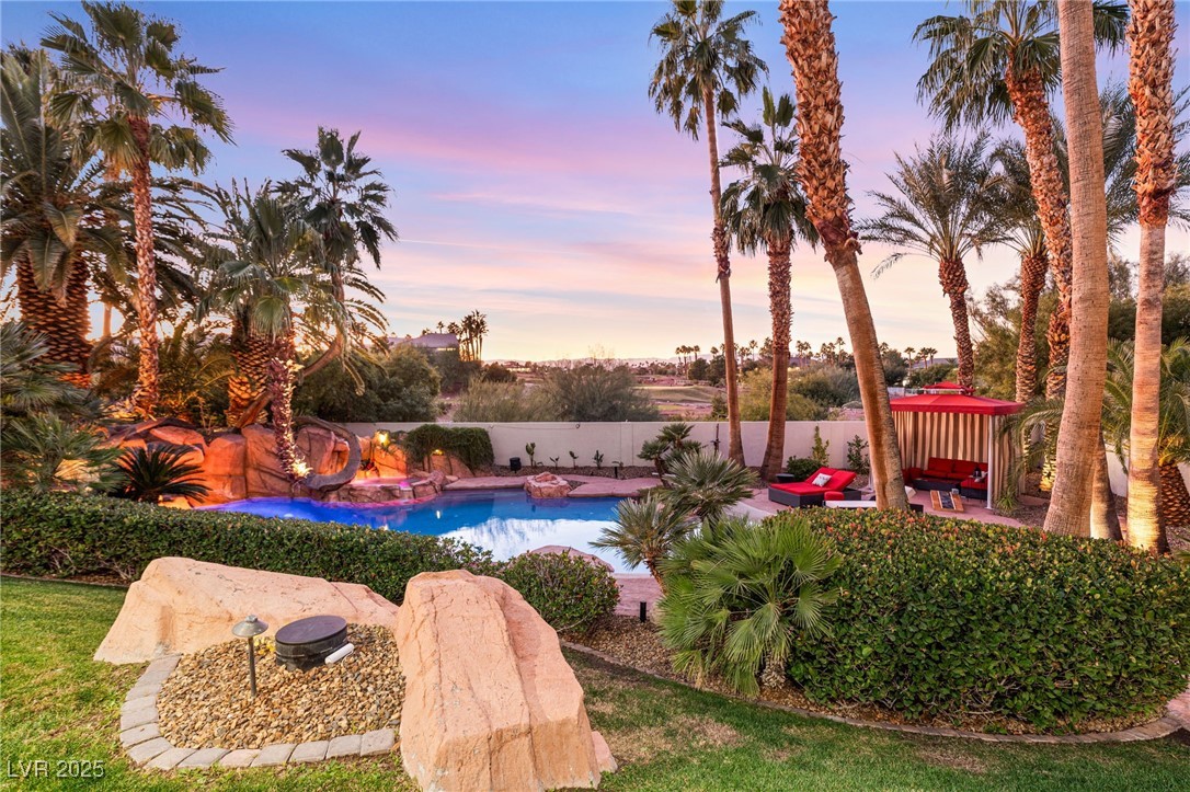 2057 Troon Drive Henderson, NV 89074 - Photo 12 of 41 View of swimming pool with a patio area and a fenced backyard