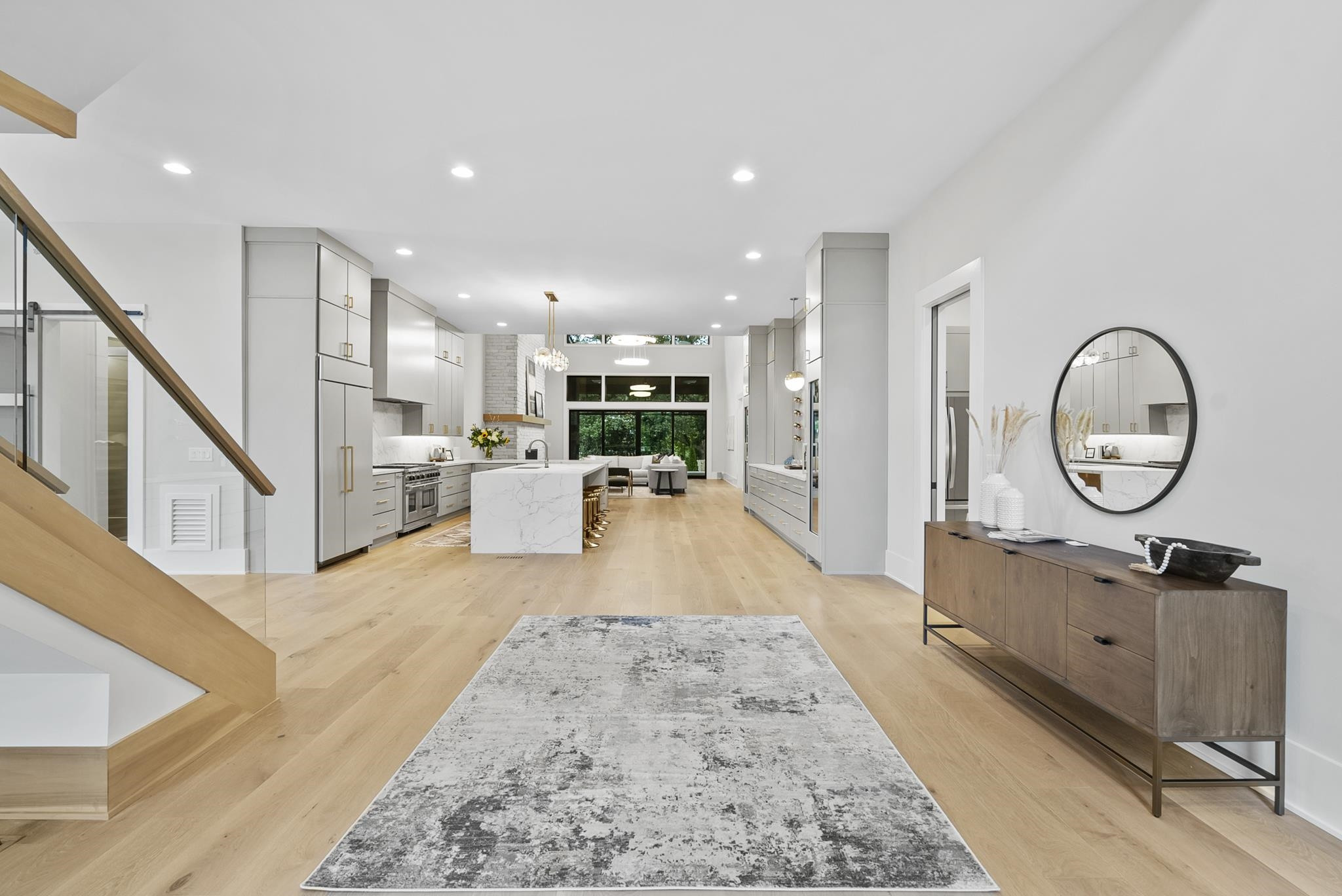 2116 Ridge Road Raleigh, NC 27607 - Photo 3 of 22 a view of a living room and kitchen view