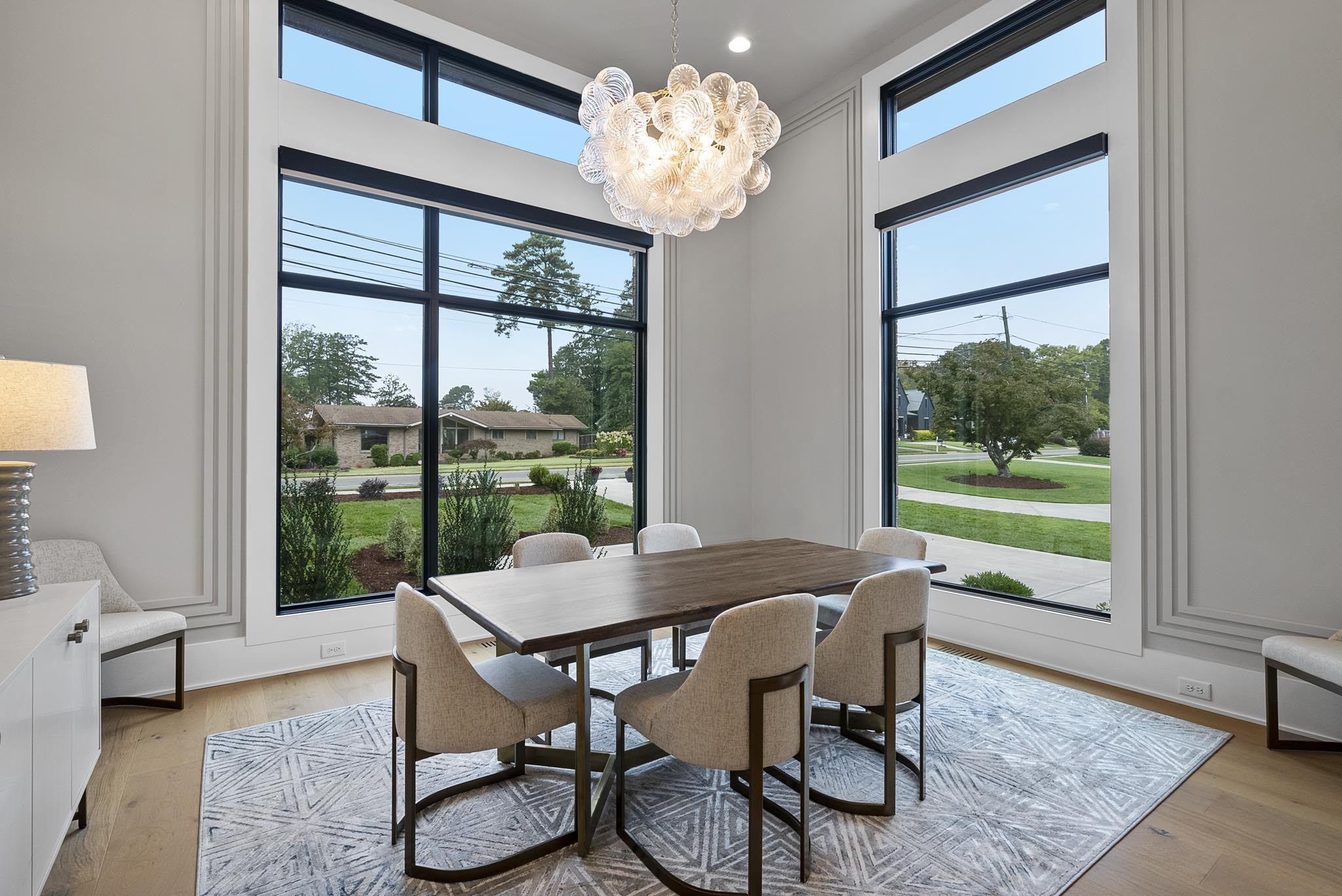 2116 Ridge Road Raleigh, NC 27607 - Photo 8 of 22 a view of a dining room with furniture window and outside view