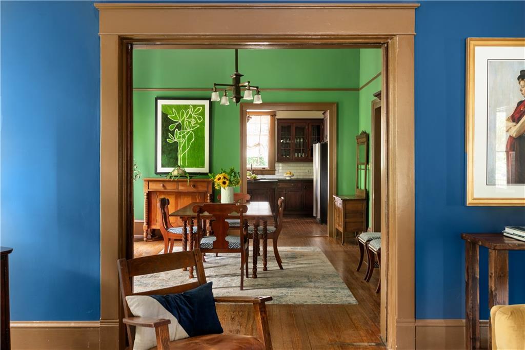 70 Kirkwood Road Northeast, Unit MH Atlanta, GA 30317 - Photo 11 of 36 a view of a dining room with furniture window and outside view