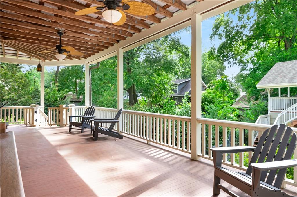 70 Kirkwood Road Northeast, Unit MH Atlanta, GA 30317 - Photo 36 of 36 a view of a two chairs in the deck